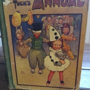 Antique, Annual Children's Book with Colorful Illustrations